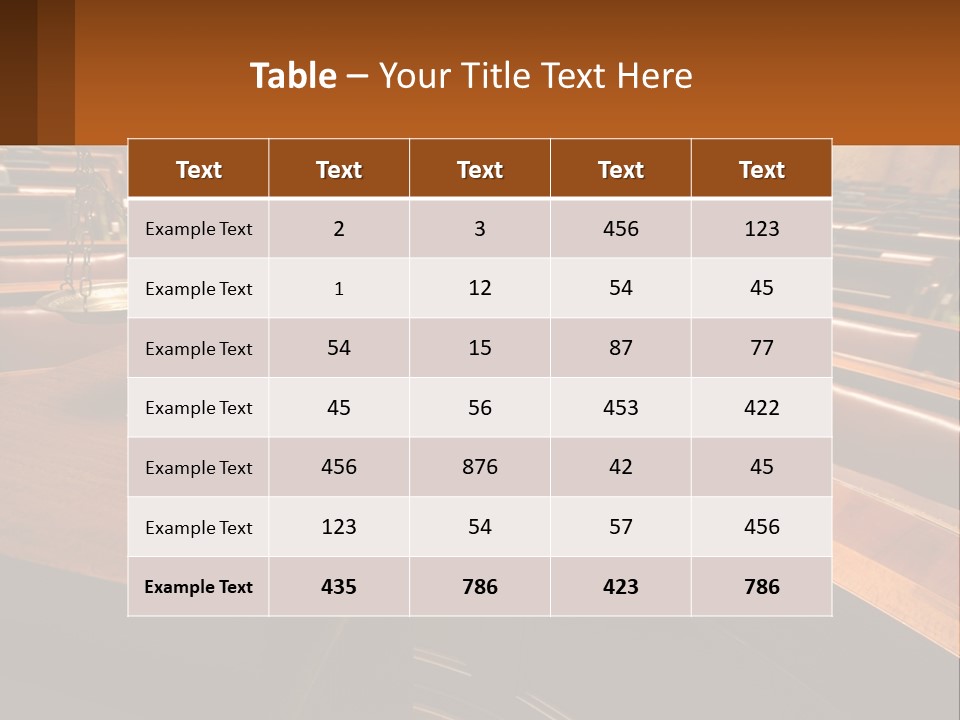 Courtroom PowerPoint Template