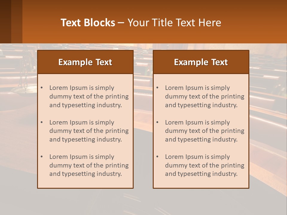 Courtroom PowerPoint Template