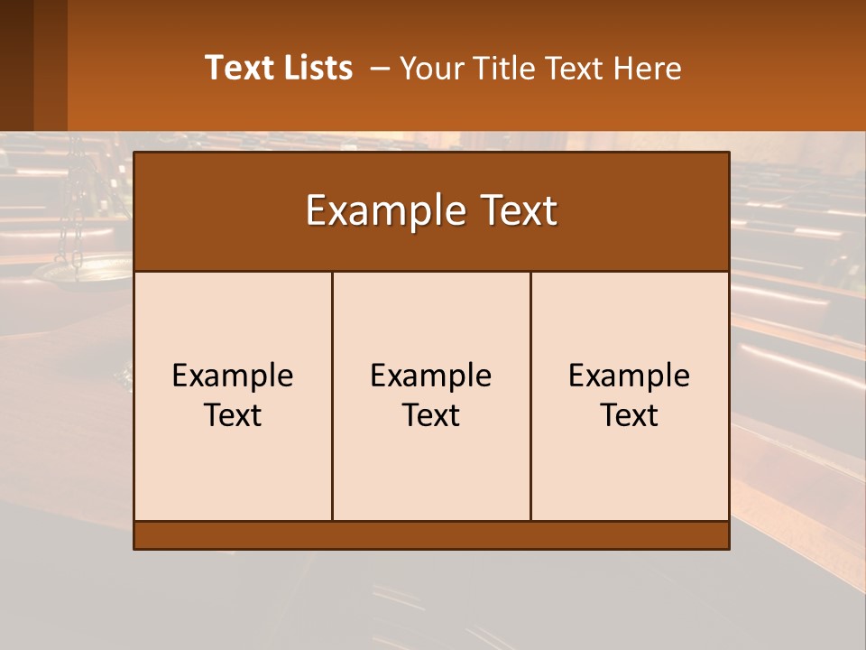 Courtroom PowerPoint Template
