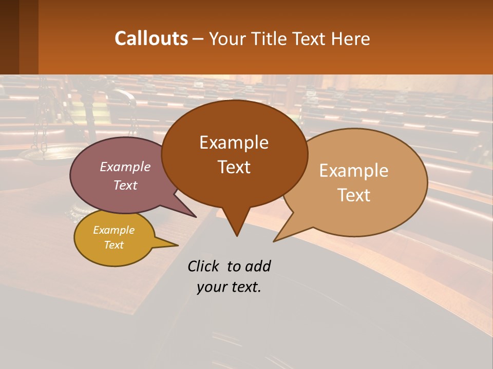 Courtroom PowerPoint Template