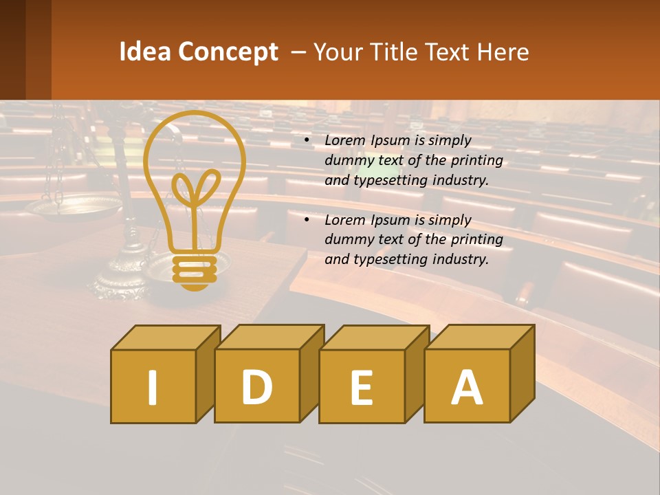 Courtroom PowerPoint Template
