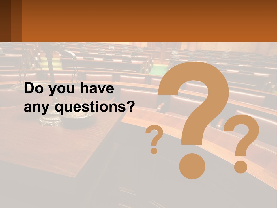 Courtroom PowerPoint Template