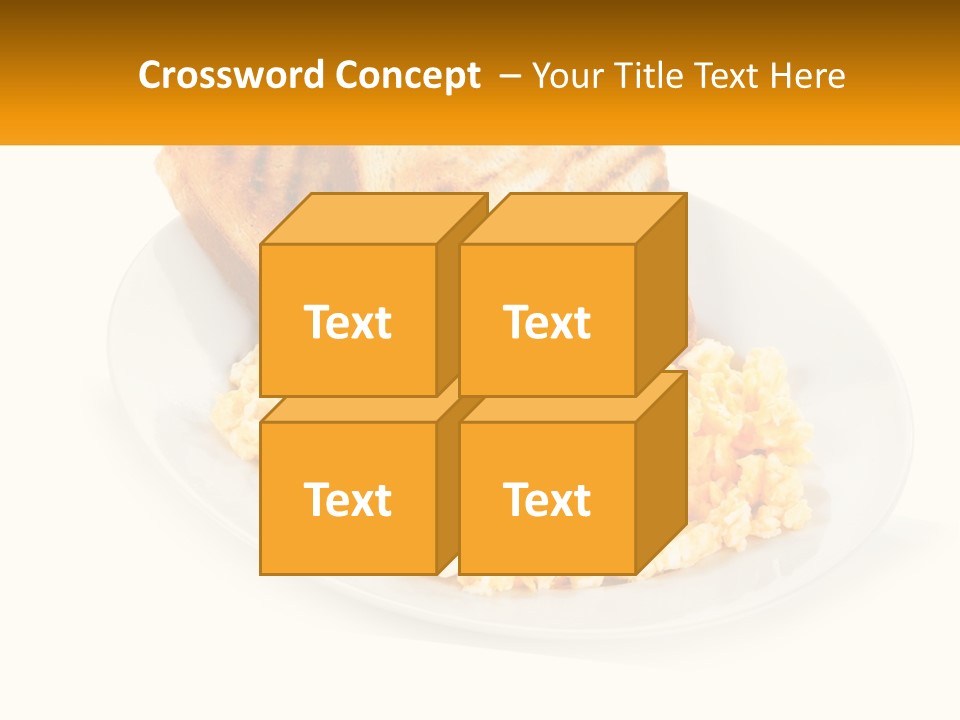 Croutons For Breakfast PowerPoint Template