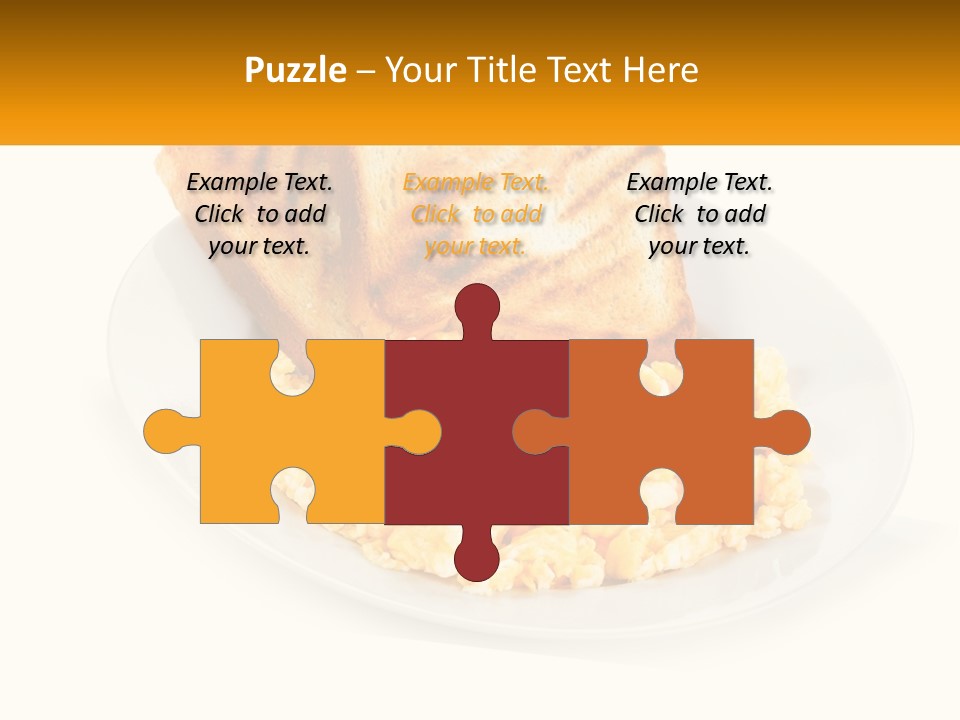 Croutons For Breakfast PowerPoint Template