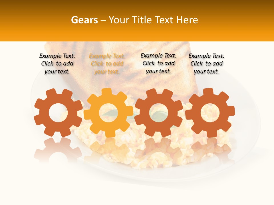 Croutons For Breakfast PowerPoint Template