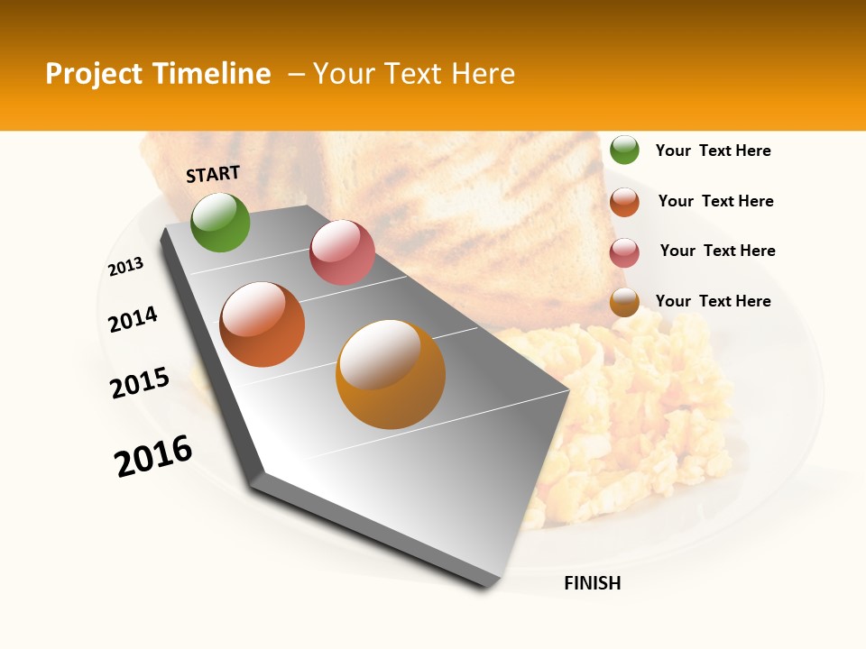 Croutons For Breakfast PowerPoint Template