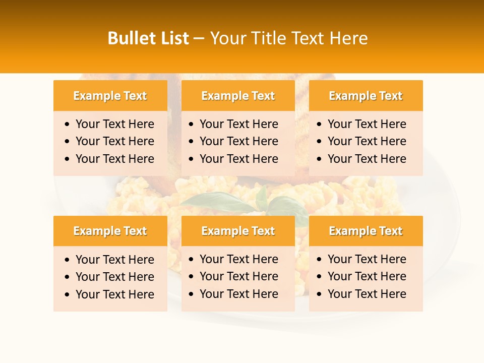 Croutons For Breakfast PowerPoint Template