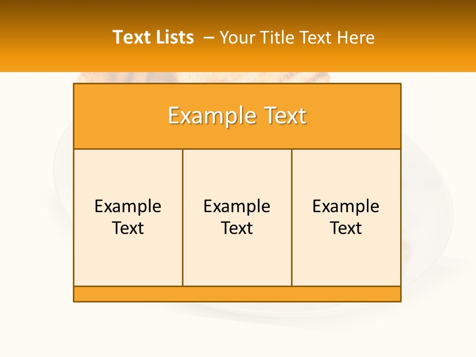 Croutons For Breakfast PowerPoint Template