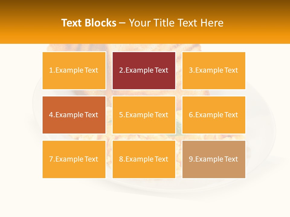 Croutons For Breakfast PowerPoint Template