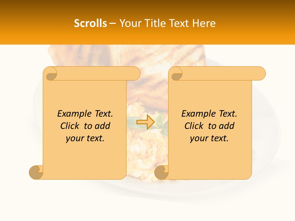 Croutons For Breakfast PowerPoint Template
