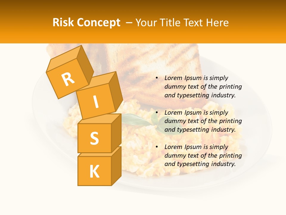 Croutons For Breakfast PowerPoint Template