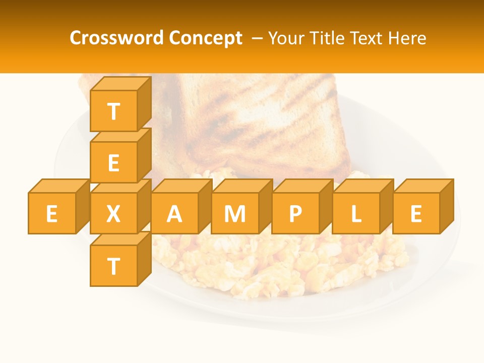 Croutons For Breakfast PowerPoint Template