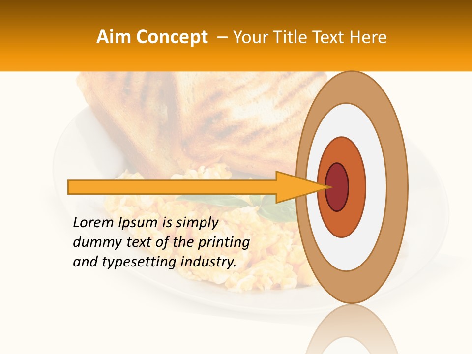 Croutons For Breakfast PowerPoint Template