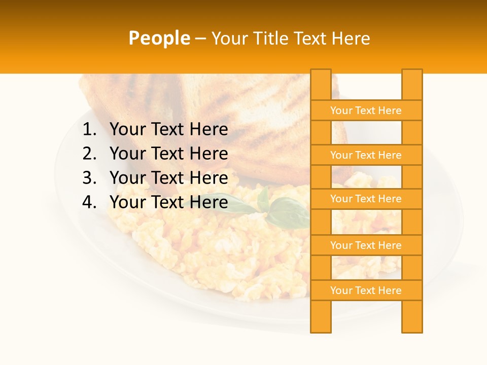 Croutons For Breakfast PowerPoint Template