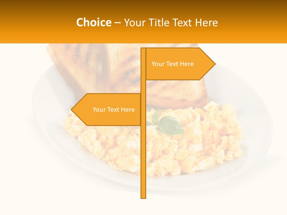 Croutons For Breakfast PowerPoint Template