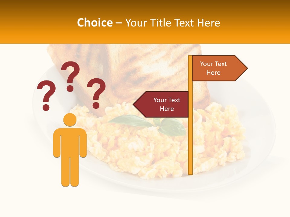 Croutons For Breakfast PowerPoint Template