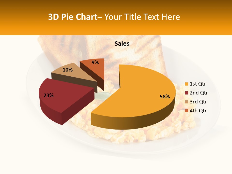 Croutons For Breakfast PowerPoint Template