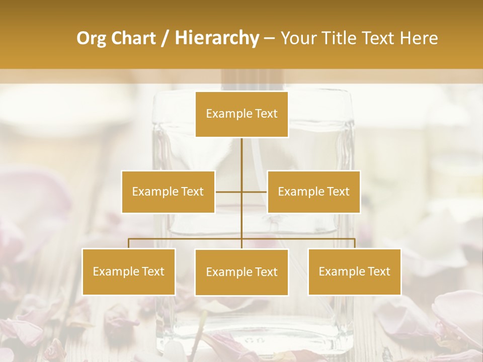 Perfume With A Note Of Rose PowerPoint Template