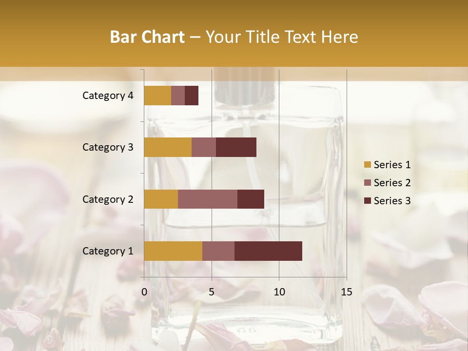 Perfume With A Note Of Rose PowerPoint Template