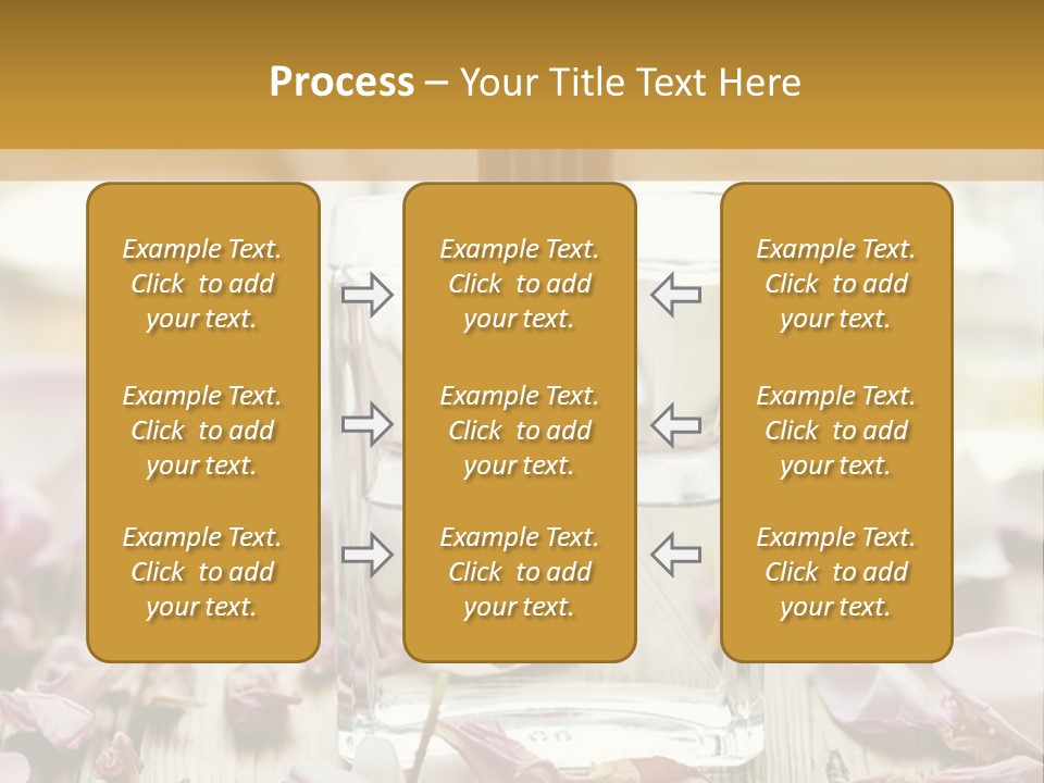 Perfume With A Note Of Rose PowerPoint Template