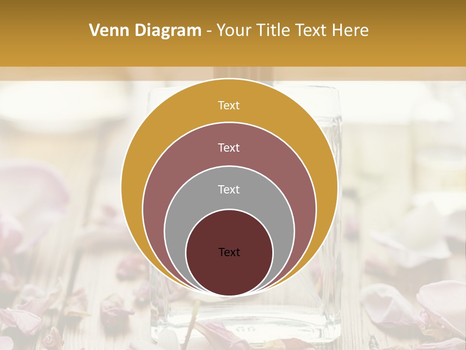 Perfume With A Note Of Rose PowerPoint Template