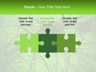 Connection Of Neurons PowerPoint Template