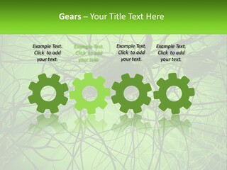 Connection Of Neurons PowerPoint Template