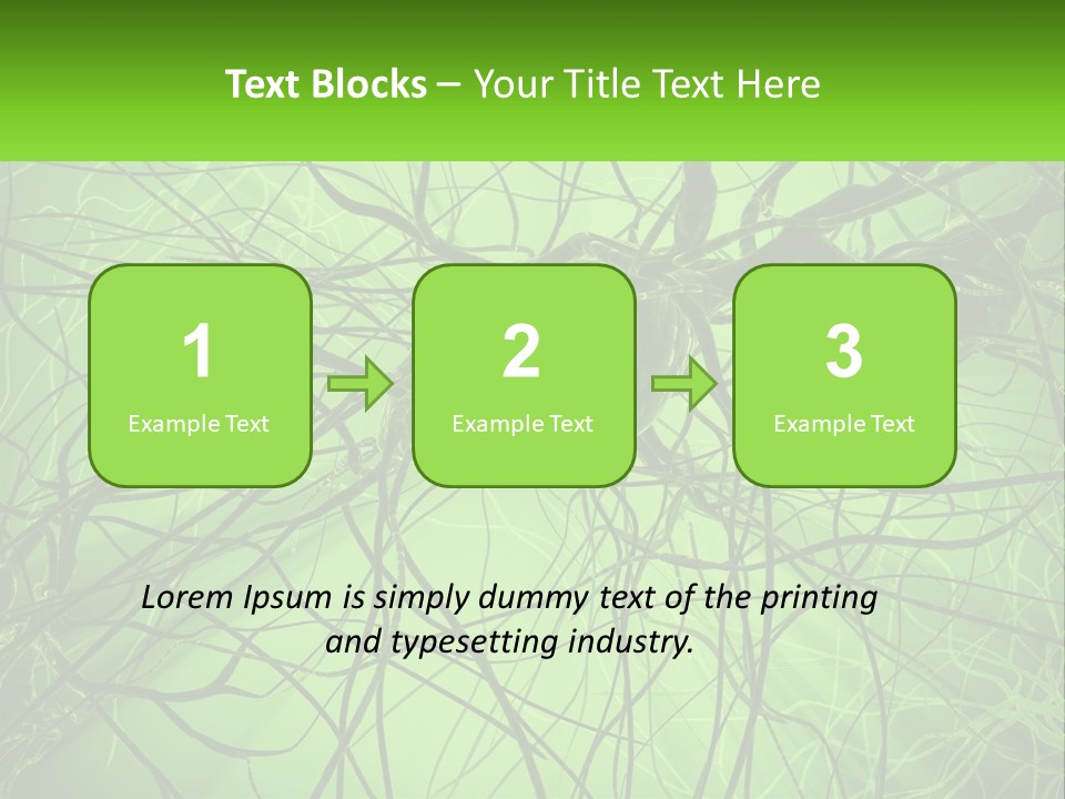 Connection Of Neurons PowerPoint Template