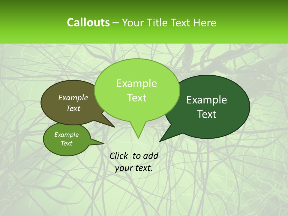 Connection Of Neurons PowerPoint Template
