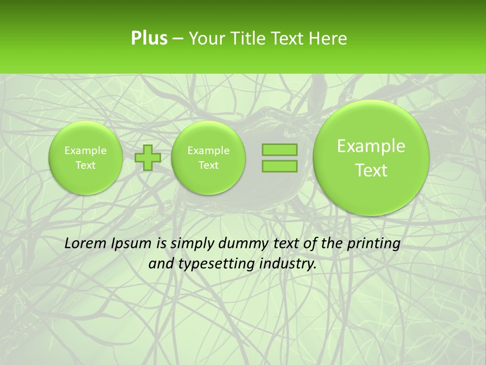 Connection Of Neurons PowerPoint Template