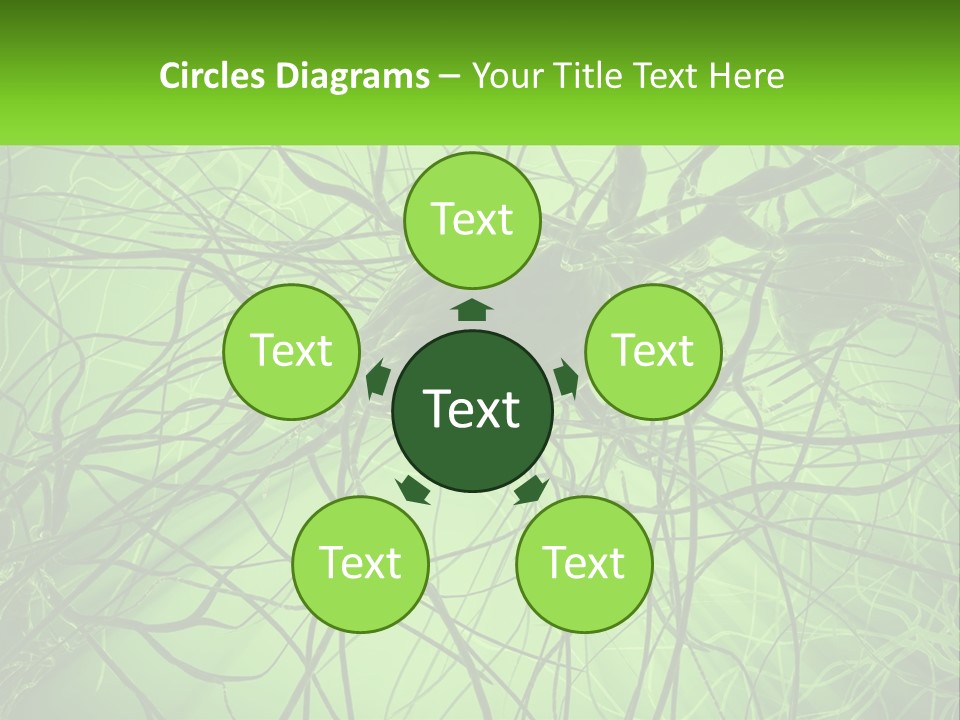 Connection Of Neurons PowerPoint Template
