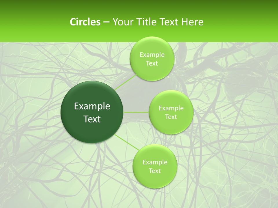 Connection Of Neurons PowerPoint Template