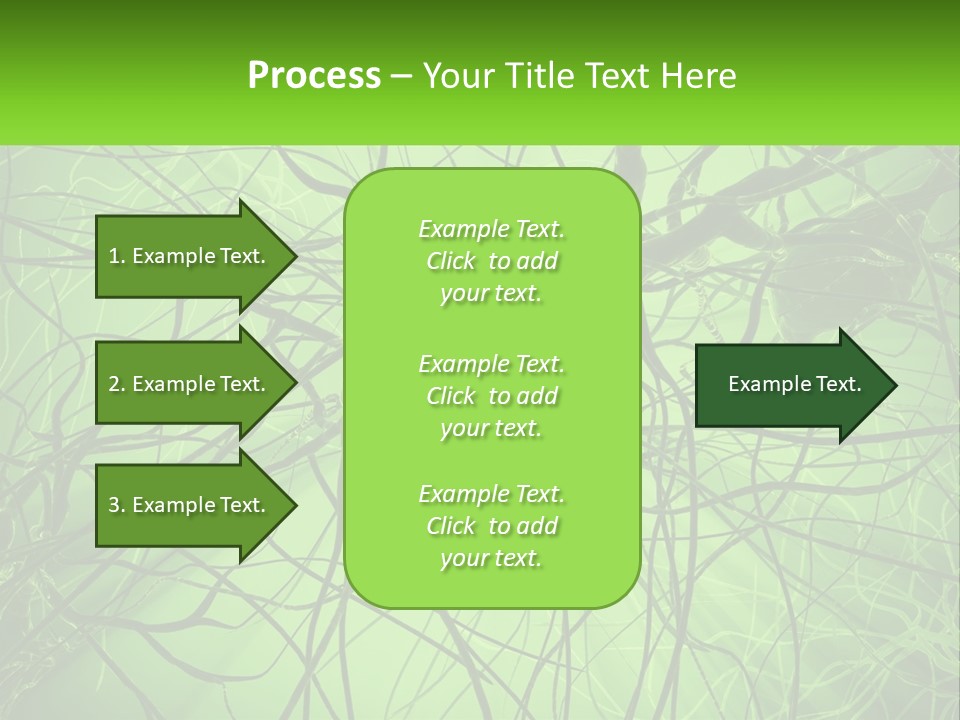 Connection Of Neurons PowerPoint Template