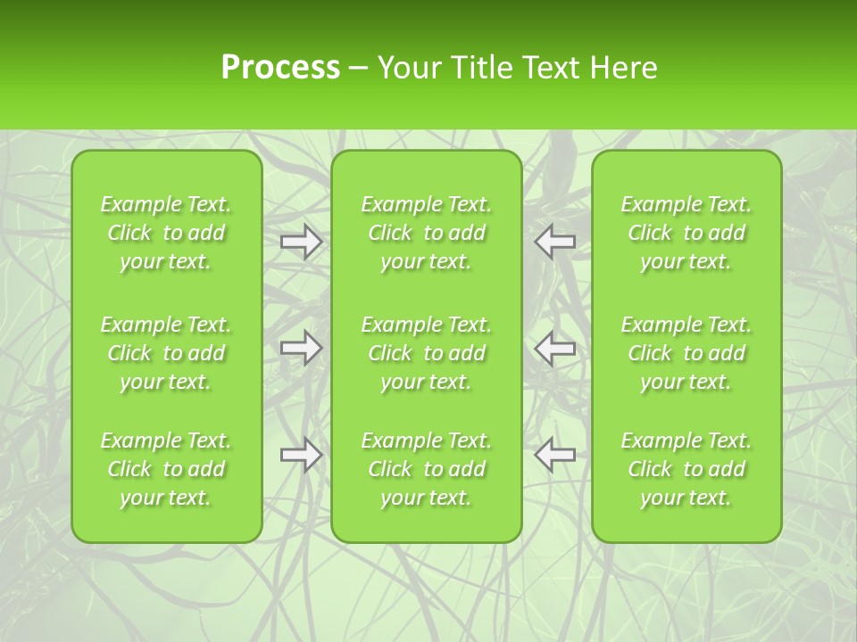 Connection Of Neurons PowerPoint Template