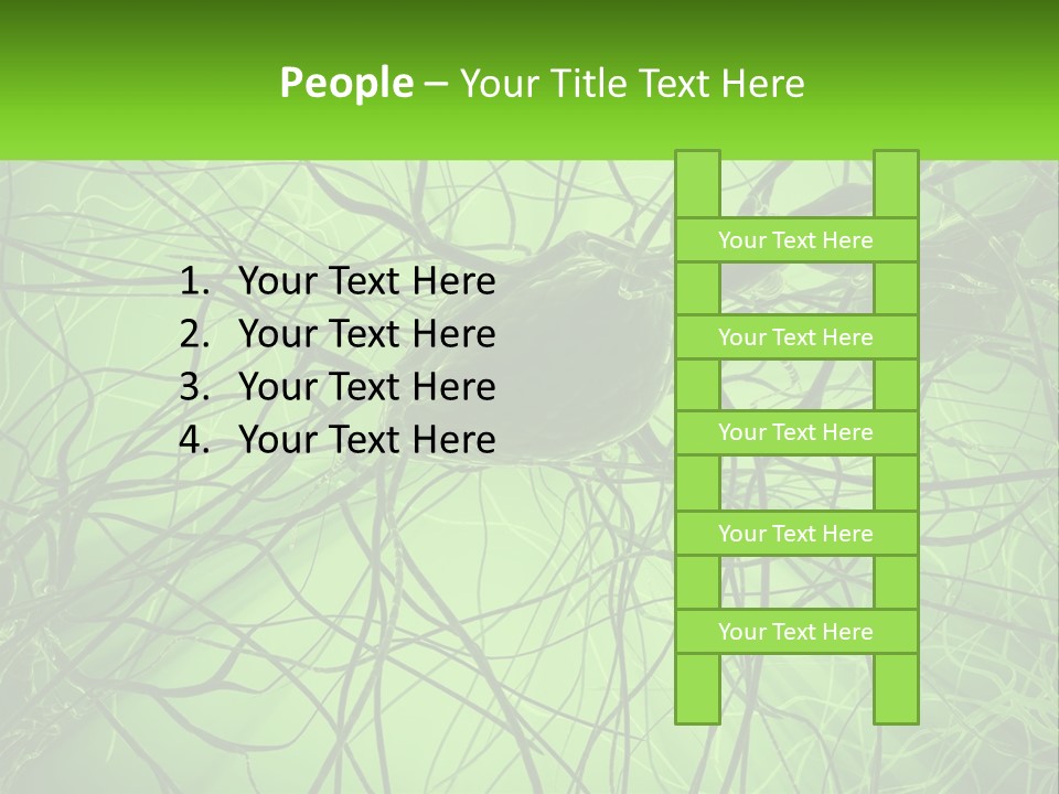 Connection Of Neurons PowerPoint Template