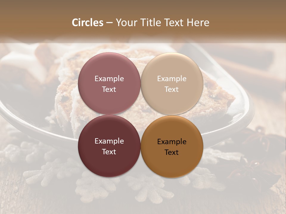 Bread On A Plate PowerPoint Template