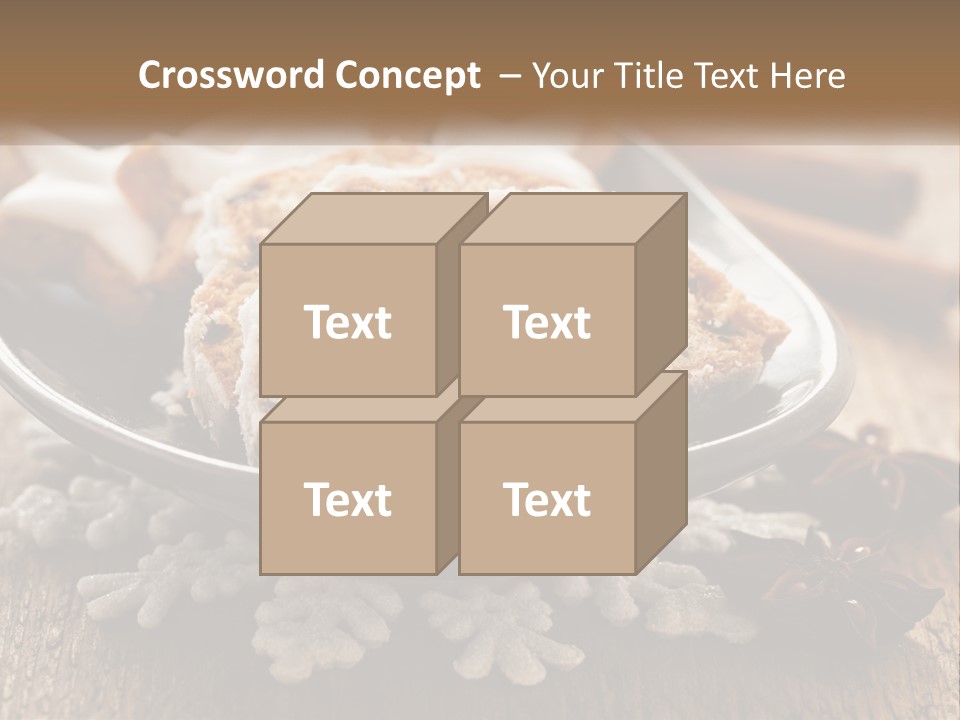 Bread On A Plate PowerPoint Template