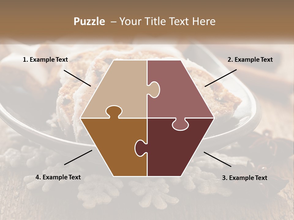 Bread On A Plate PowerPoint Template