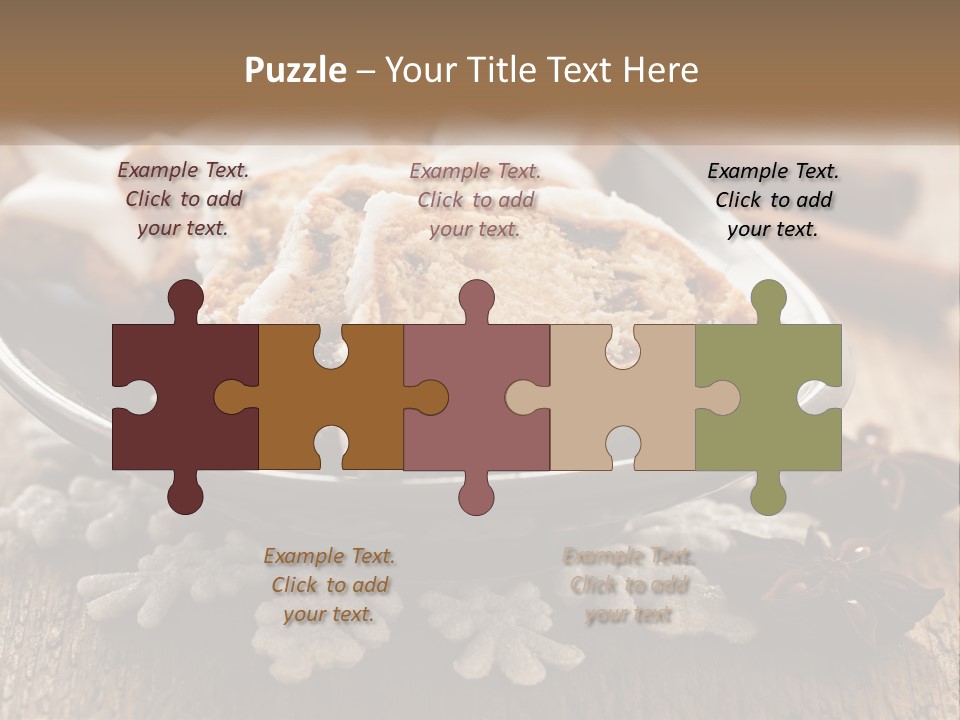 Bread On A Plate PowerPoint Template