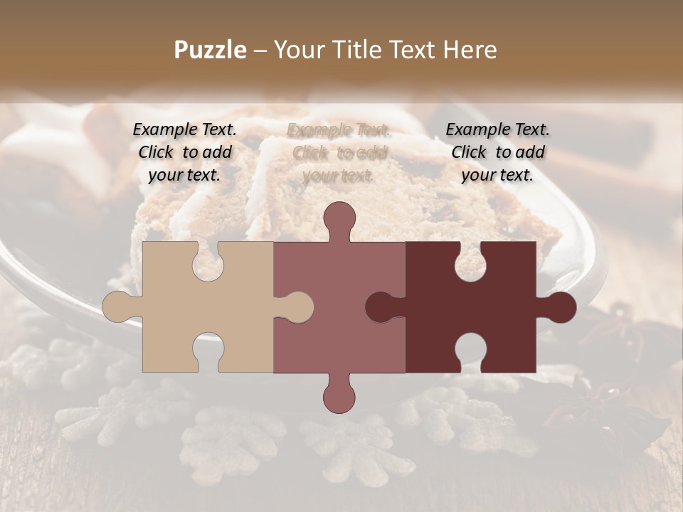 Bread On A Plate PowerPoint Template