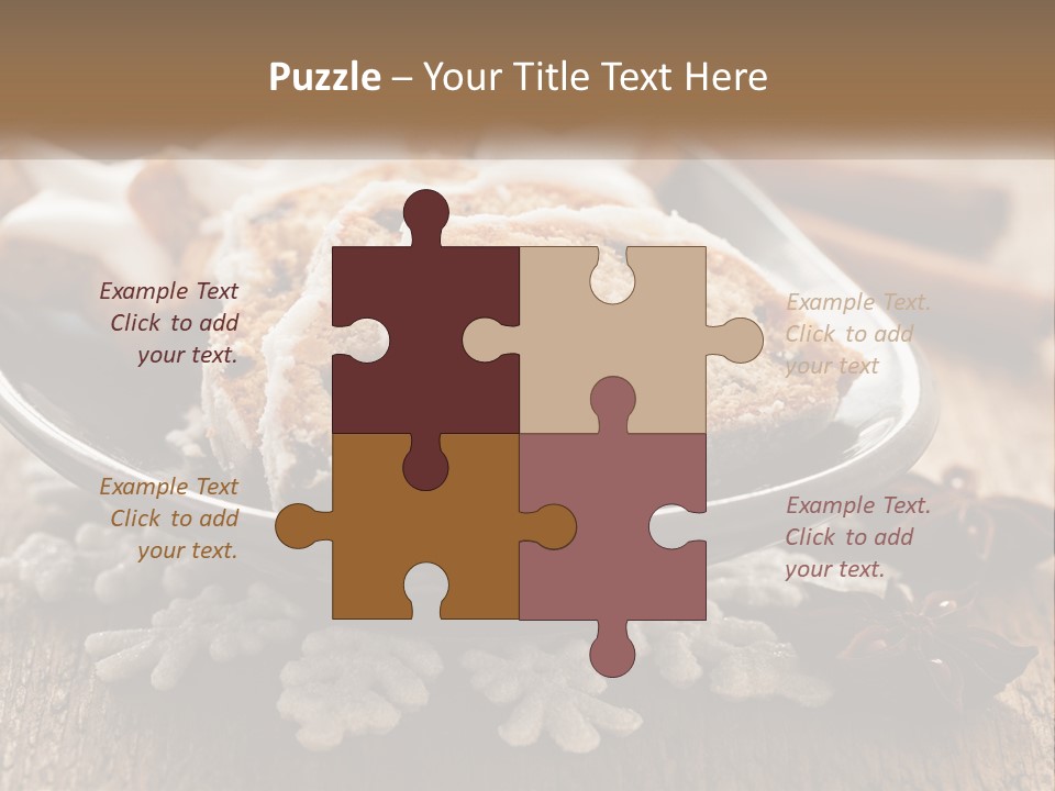 Bread On A Plate PowerPoint Template