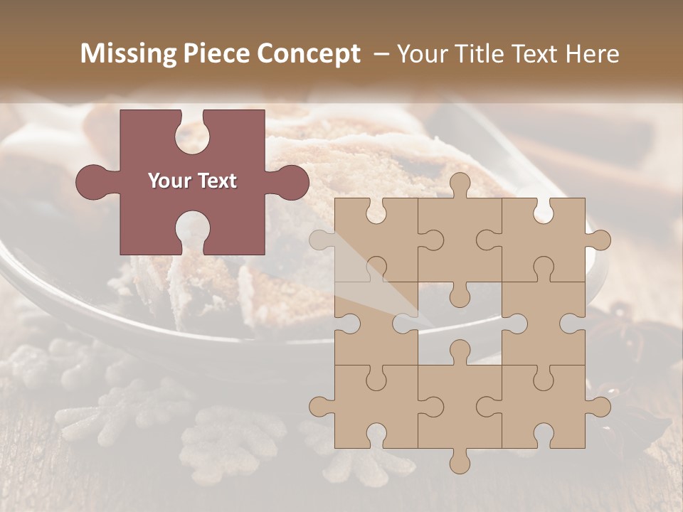 Bread On A Plate PowerPoint Template