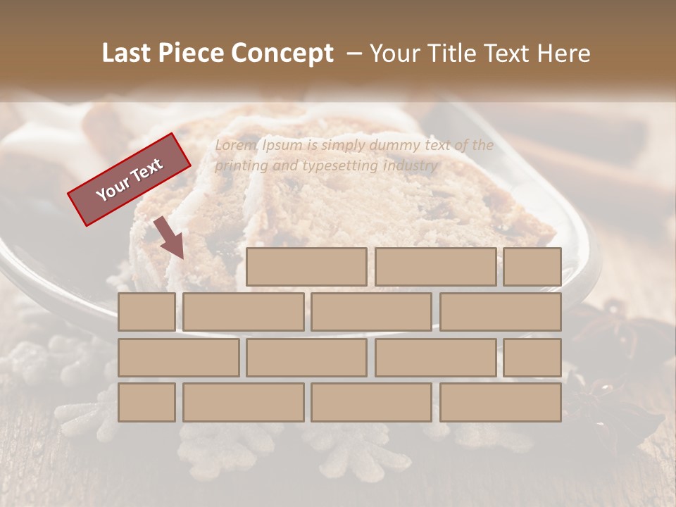 Bread On A Plate PowerPoint Template