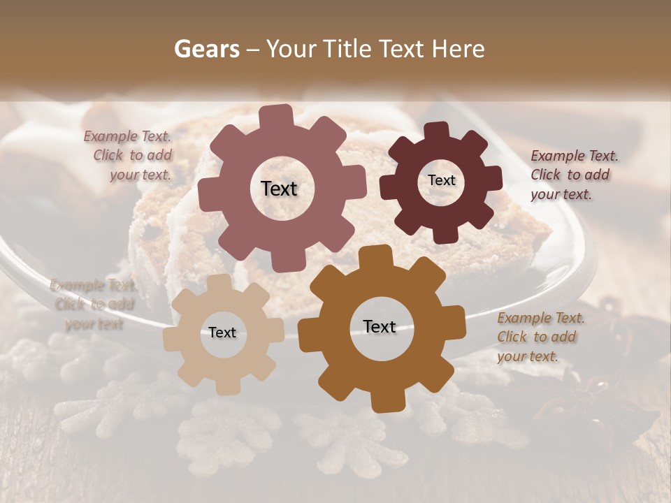 Bread On A Plate PowerPoint Template