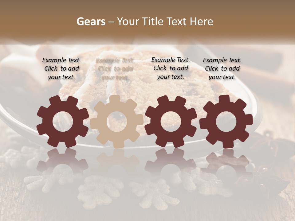 Bread On A Plate PowerPoint Template