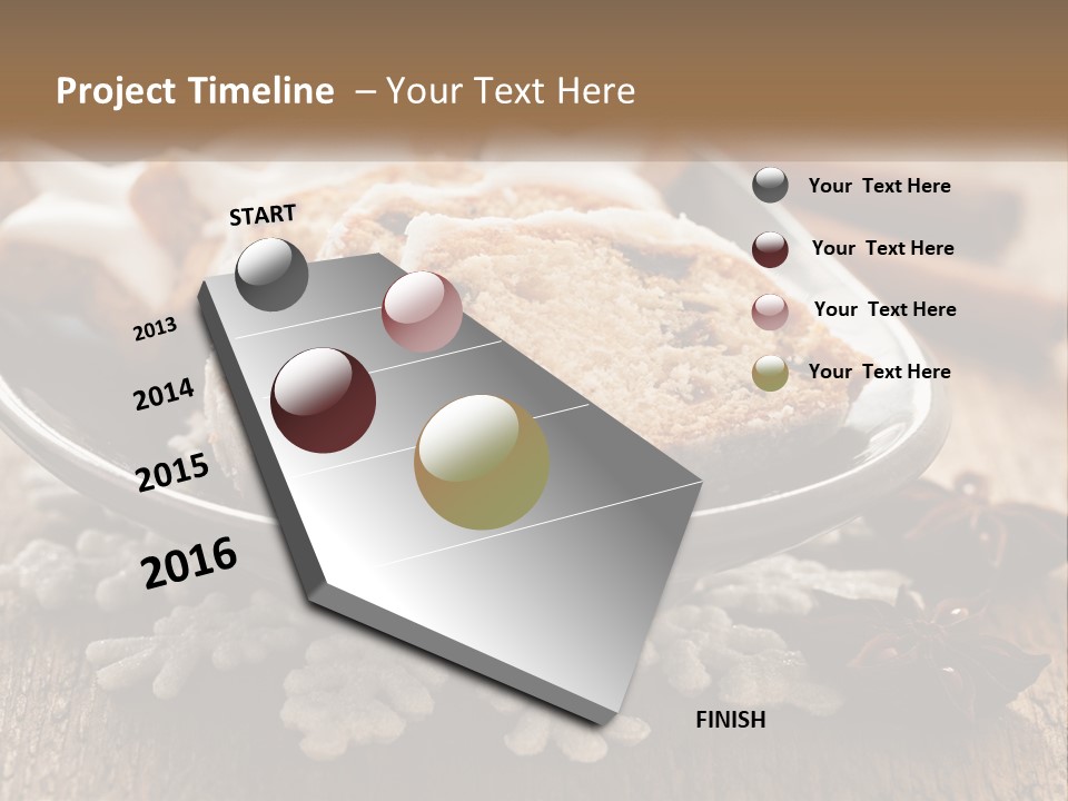 Bread On A Plate PowerPoint Template