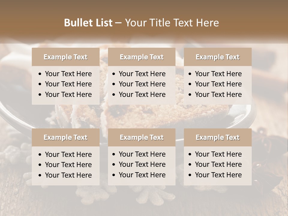 Bread On A Plate PowerPoint Template