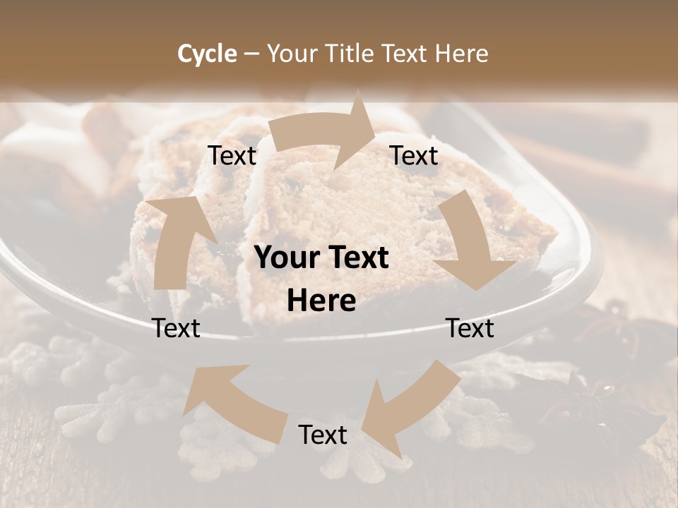 Bread On A Plate PowerPoint Template