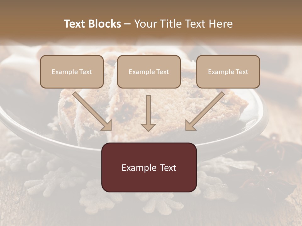 Bread On A Plate PowerPoint Template