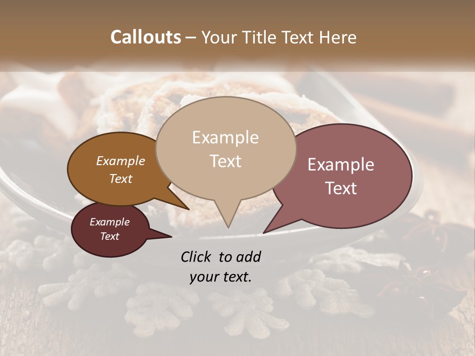 Bread On A Plate PowerPoint Template